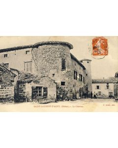 CPA 69 Rhône Saint Laurent D'Agny Le Château 1913