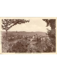 CPA 69 Rhône Saint Martin en Haut Vue à travers bois du petit village