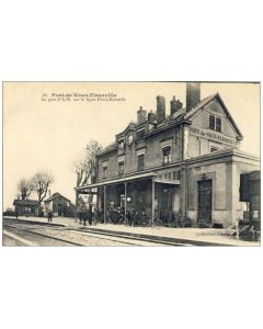 CPA 71 Saône et Loire Pont de Vaux Fleurville La Gare Paris-Marseille