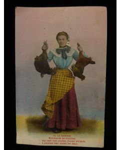 CPA 72 SARTHE La Sarthe : Marchande de volailles