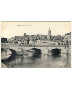 CPA 72 SARTHE Le Mans Le Pont Gambetta