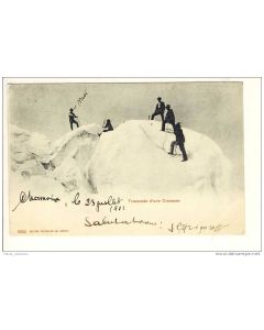 CPA 74 HAUTE-SAVOIE - Chamonix Escalade 1902