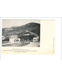 CPA 74 VERCHAIX-MORILLON Pension MOREL animé