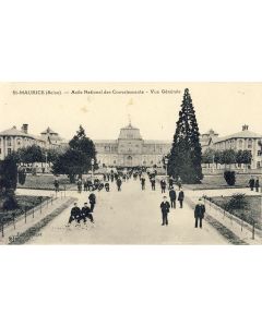 CPA 76 SEINE MARITIME St MAURICE Asile National des convalescents animé