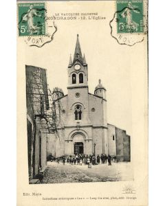CPA 84 VAUCLUSE Mondragon Le Vaucluse illustré Église 1915 rare