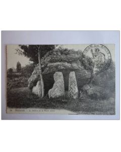 CPA 86 VIENNE Poitiers Le Dolmen de la Pierre Levée + cachet