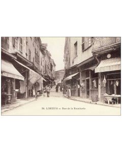 CPA 87 HAUTE VIENNE LIMOGES Rue de la Boucherie