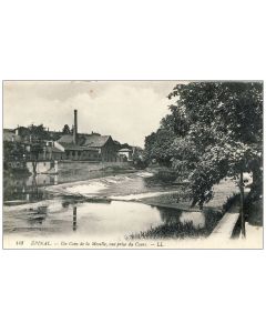 CPA 88 VOSGES ÉPINAL Un coin de Moselle prise du Cours