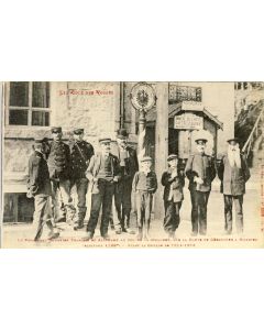 CPA 88 VOSGES Personnel douanier Français et Allemand au col de Schlucht