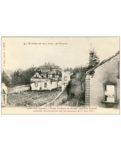 CPA 88 VOSGES Saint Dié Guerre 1914 Maison Trimbach Immeuble Damisch