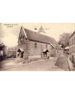 CPA 91 ESSONNE Yerres Église