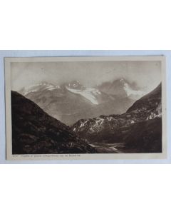 CPA Aiguille et glacier d'Argentières vus de Barberine Suisse