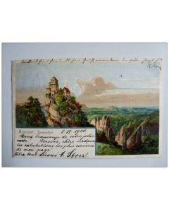 CPA Allemagne illustrée Sagg Bronnen Donauthal