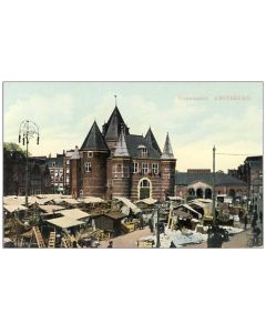 CPA Amsterdam Nieuw markt Marché