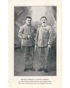 CPA AVEUGLES MILITARIA - Famille Rameau Olivier N°14 - Pierre Hémery et Budoc Gohiec - Braves soldats bretons