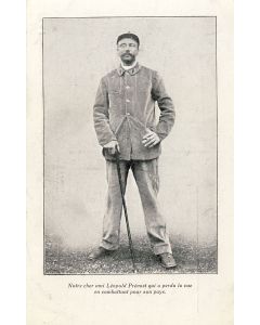 CPA AVEUGLES MILITARIA - Famille Rameau Olivier N°4 - Léopold PREVOST Soldat combattant