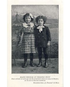 CPA AVEUGLES MILITARIA - Famille Rameau Olivier N°5 - Marie-Thérèse et Prosper PETIT Lorrains Prisonniers