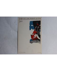 CPA Böcklin Jubiläeum Basel 1897 Lith. Hindermann Suisse Cavalier