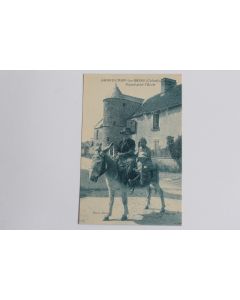 CPA Calvados  Grand-Camp-les-Bains Départ pour l'école