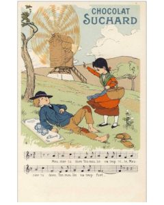 CPA Carte publicitaire Chocolat Suchard