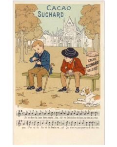 CPA Carte publicitaire Chocolat Suchard