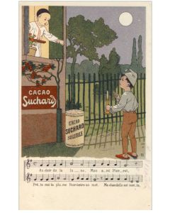 CPA Carte publicitaire Chocolat Suchard
