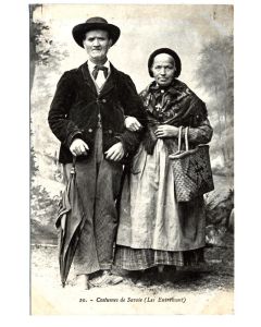 CPA Costumes de Savoie - Les Entremont