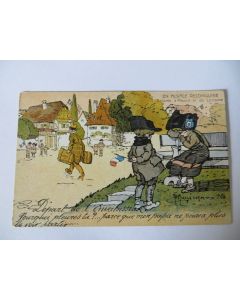 CPA En Alsace Reconquise Enfants