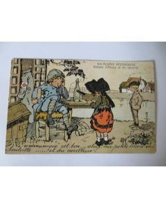 CPA En Alsace Reconquise Enfants