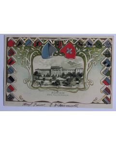 CPA gaufrée Suisse Zurich Eidg. Polytechnikum