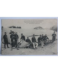 CPA Grèves de Draveil-Vigneux Journée sanglante Campement improvisé