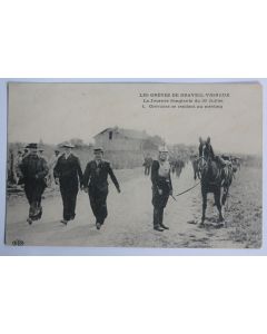 CPA Grèves de Draveil-Vigneux Journée sanglante Grévistes meeting