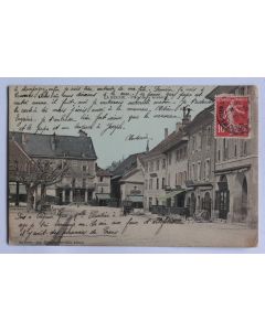 CPA Haute-Savoie La Roche Place de la Grenette