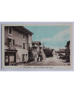 CPA Haute-Savoie Valleiry Entrée du village côté Vuacke