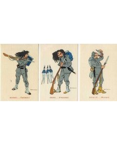 CPA Illustrateur BIANCHI Italie Militaire Soldat Propagande