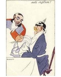 CPA Illustrateur BIANCHI Italie Militaire Soldat Propagande