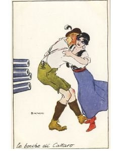 CPA Illustrateur BIANCHI Italie Militaire Soldat Propagande