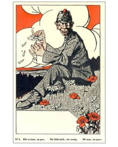 CPA Illustrateur CHATILLON Soldat Humour Satire Guerre