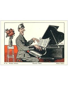 CPA Illustrateur CHATILLON Soldat Humour Satire Guerre