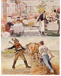 CPA Illustrateur FORNARI Luca Guerre Italia Soldat