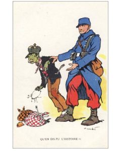 CPA Illustrateur KOISTER - Soldat Satire - Guerre