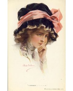 CPA illustrée BOILEAU Philip Femme Mode Séduction Anglais England
