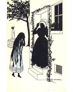 CPA illustrée Frau Holle Dame Holle Conte frères Grimm