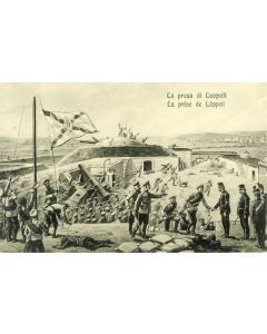 CPA Illustrée Italie La prise de Léopol Guerre 1914-18