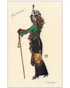 CPA Illustrée MAY W. de Italien Guerre 1914-18 Série Nos réserves ! N°1