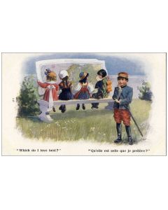 CPA illustrée NASH A.A. Séries TWO NINE THREE N° 299 Humour Angleterre Guerre 1914-18