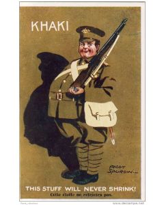 CPA illustrée SPURGIN Fred Série KHAKI N°1049 Guerre
