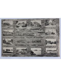 CPA Indre-et-Loire L'ile Bouchard Hôtel du Saumon