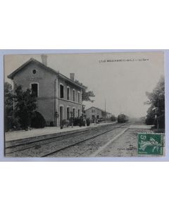 CPA Indre-et-Loire L'ile Bouchard La gare