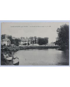 CPA Indre-et-Loire Saint-Avertin Coude du Cher en aval